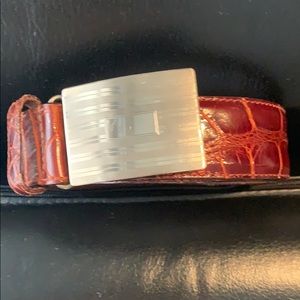 Ralph Lauren Collection genuine alligator belt